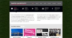 Desktop Screenshot of davidgauntlett.com