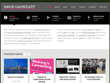 Tablet Screenshot of davidgauntlett.com